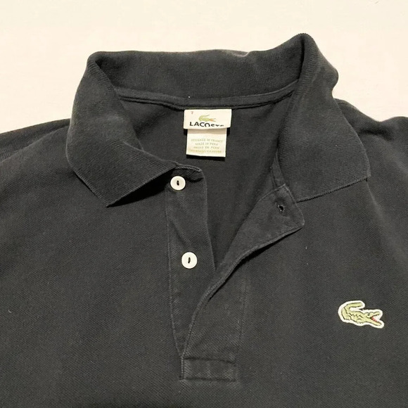 Lacoste Polo Shirt Long Sleeve Mens Size 7 - Picture 4 of 16